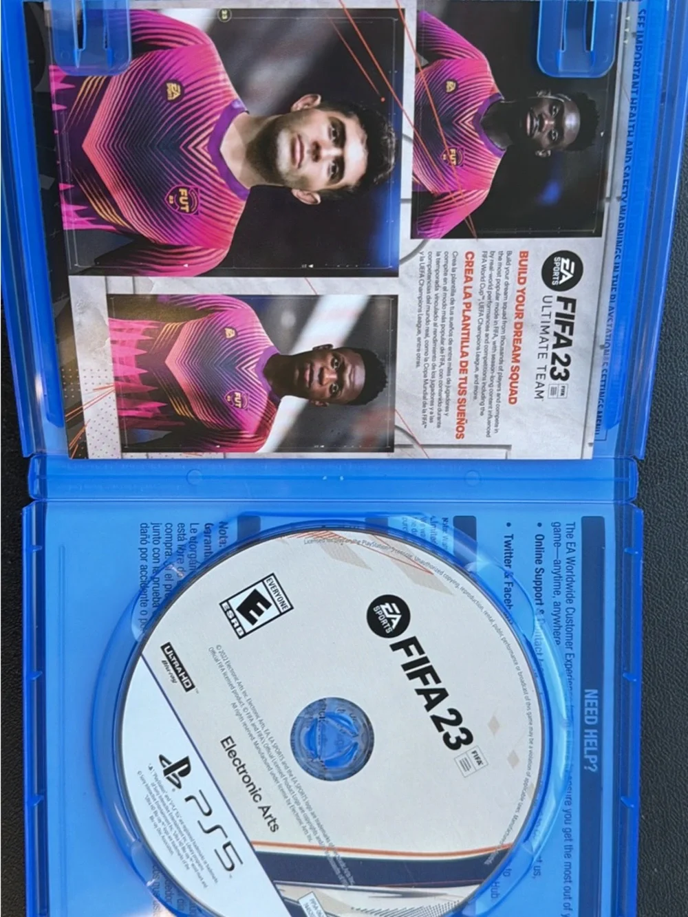 EA Sports FIFA 23 PS5 - Blue and White Cover Featuring K. Mbappé